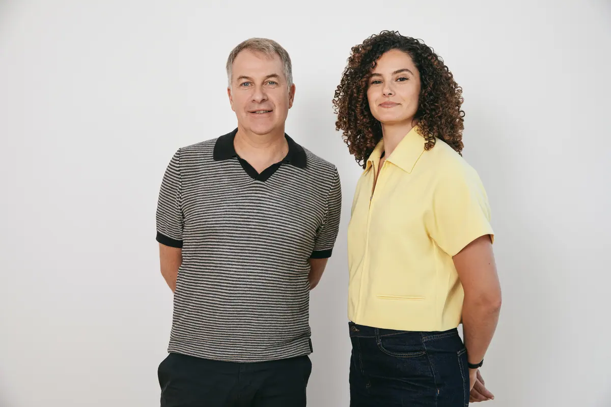 Helge Gebhardt und Sarra Saddek